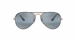 Herren RB3025-9156AJ-58 Sonnenbrille, Blau (Azul/Cobre), 58