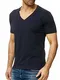 OneRedox Herren T Shirt Hoodie Longsleeve Kurzarm Shirt Sweatshirt Modell 1308 Navy M