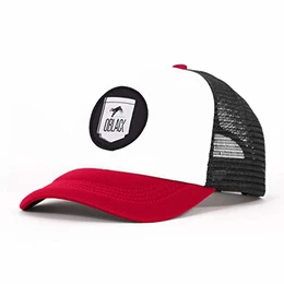 Oblack Trucker Cap Rot Cap Herren Classic Red Basecap Herren Kappe Herren mit Schwarz Mütze für Damen Snapback Caps Männer Hut - Baseball Cap