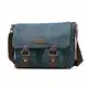 FANDARE Leinwand Messenger Bag Umhängetasche 7.9 inch iPad Tasche Schultertasche Unisex Segeltuch Tasche Arbeiten Tasche für Männer und Frauen, Herren/Damen Reise Umhängetasche Blau