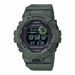 Herren Digital Quarz Uhr mit Resin Armband GBD-800UC-3ER