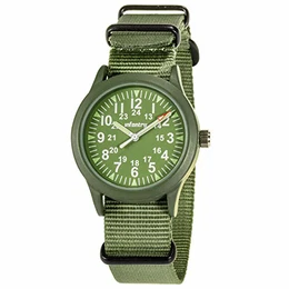 Männeruhr Arbeitsuhr Herren Armbanduhr Männer Uhren Militär Uhr Herrenarmbanduhr Grün Fliegeruhr Outdoor Armee Tactical Watch mit NATO Nylonband