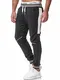 OneRedox Herren Jogging Hose Jogger Streetwear Sporthose Modell 1317 Antrazit M