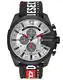 Diesel Herren Chronograph Quarz Uhr mit Nylon Armband DZ4512
