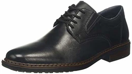 Herren 17606 Derbys, Schwarz (Nero/Schwarz/Pazifik 00), 43 EU