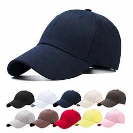 Baseball Cap Unisex Baumwolle Baseball Mützen Reine Farbe Baseboard Baseballkappe