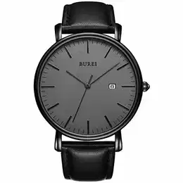 Herren Uhren Ultra Dünne Minimalistische Quarzuhr mit Datumsanzeige für Damen und Herren Classic Design
