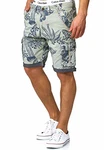 Indicode Herren Albert Cargo Shorts Hawaii Surf Spray
