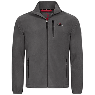 Höhenhorn Eigler Herren Fleece Jacke Full Zip Grau