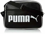 PUMA Unisex Campus Reporter Retro Umhängetasche Schwarz