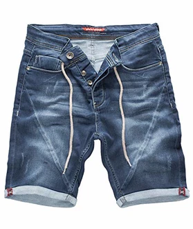 Rock Creek Herren Sweat Shorts Jeansshorts Denim Short Kurze Hose Herrenshorts Sommer RC-2200