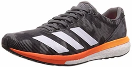 Herren Adizero Boston 8 Laufschuhe, Grau (Grey Four F17/Ftwr White/Flash Orange Grey Four F17/Ftwr White/Flash Orange), 43 1/3 EU