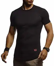 -T Shirt Herren für Sports & Outdoor Sportshirt Herren Kurzarm & Slim Fit Tshirt Herren Teil der Herren Sportbekleidung Manner T-Shirt Activewear & Gym Shirt für Herren LN-8294