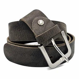 Leder Herren Gürtel Jeansgürtel echt Ledergürtel 4 cm Breit Anzuggürtel kürzbar Made in Germany