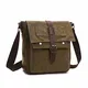 Wind Took Leinwand Umhängetasche Kleine Sling Tasche Messenger Bag Schultertasche Arbeit Segeltuchtasche Kuriertasche für Herren Damen, Coffee