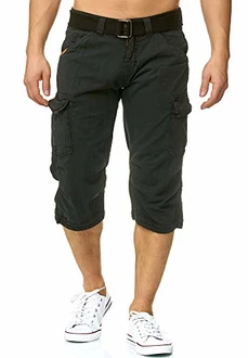 Indicode Herren Nicolas Check 3/4 Cargo Shorts Indicode Herren Nicolas Check 3/4 Cargo Shorts