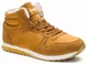 Gaatpot Herren Damen Winterschuhe Schneestiefel Winter Hohe Sneakers Warm gefütterte Leder Schnür Stiefel Boots Schuhe Gelb EU 43 = CN 45