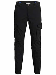Junior Jungen Jjipaul Jjflake Akm 542 Black Noos Jr Jeans, Schwarz, 164 EU