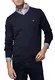FYNCH-HATTON Pullover SFPK 211 - Basic Strickpullover - V-Neck Halsausschnitt Casual Fit Navy M