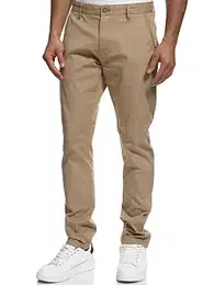 Herren Cherry Chinohose Stretchhose Chino Herrenhose Stretch Stoffhose Cornstalk 32/32
