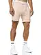 Indicode Herren Aldrich Sweatshorts mit Kordelzug   Herrenshorts Sportshorts für Männer Cameo Rose M