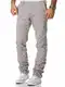 REPUBLIX Herren Regular Slim Stretch Chino Hose Fit R7019 Hellgrau W32/L32