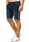 Indicode Herren Fife Jeans Shorts mit 5 Taschen Dark Blue