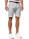 Indicode Herren Bourchier Chino Shorts mit Gürtel   Bermuda Herren Chino Shorts f. Männer Dk Denim XL