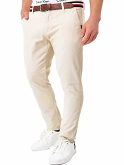 Indicode Chinohose Cherry