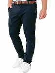 Indicode Chinohose Cherry Navy