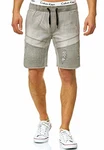 Indicode Herren Ernest Jeansshorts Lt Grey