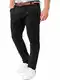 Indicode Herren Cherry Chinohose Stretchhose   Chino Herrenhose Stretch Stoffhose Black 32/32
