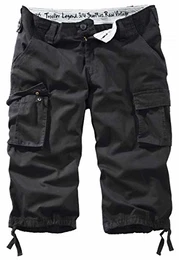 Legend 3/4 Shorts Lightning Edition Schwarz gewaschen - M