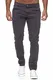 Elara Herren Chino Hose Regular Slim Fit Stretch Chunkyrayan MEL009-Anthrazit-32/32