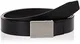 Calvin Klein Herren FORMAL Plaque Belt 3.5CM Gürtel, Schwarz (Black 001), 675 (Herstellergröße: 95)