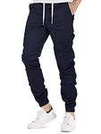 AitosuLa Herren Jogginghose Slim Fit Trainingshose Sweatpants Jogger Pant Marine