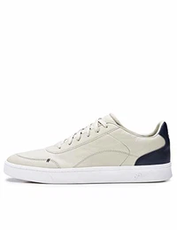 knöchelfreie Sneaker für Herren aus Leder, Beige, 43 EU