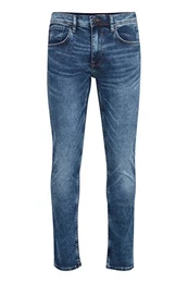 Herren Jeans Blue Denim/braun 32 34