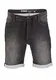 riverso Herren Jeans Shorts RIVFred Kurze Hose Sommer Bermuda Stretch Sweathose Baumwolle Schwarz Grau Blau Dunkelblau w30 - w42, Größe:W 32, Farbe:Used Black (B22)