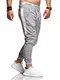 Rello & Reese Herren Jogginghose Trainingshose Hose Sporthose JG-3117 (XL, Grau)