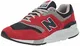 New Balance Herren 997h Sneaker, Rot (Red/Navy Hbj), 43 EU