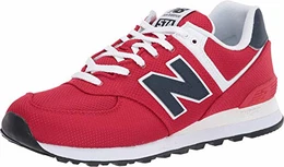 Herren 574v2 Sneaker, Rot (Red/Navy Sch), 43 EU
