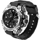 findtime Herren Sport Uhren Militär Outdoor Große Armbanduhr Digital Analog Zwei Zeitzonen LED Kalender Männer Jungen