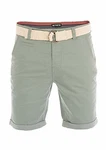 riverso Herren Chino Shorts RIVHenry Gürtel Bermuda Kurze Hose Hellblau/Dunkelblau/Navy/Rot/Grün/Orange/Beige/Grau (12300)