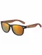 MIAROZ Herren & Damen Sonnenbrillen Original UV400 CAT 3 Unisex Sonnenbrille - Farben, Verspiegelt (Blau) (Orange)