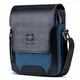 BAIGIO Umhängetasche Leder Herren Klein Aktentasche Schultertasche für Arbeit Reise Business Alltagsleben (Schwarz)