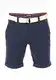 riverso Herren Chino Shorts RIVHenry Gürtel Bermuda Kurze Hose 98% Baumwolle Hellblau Dunkelblau Navy Rot Grün Orange Beige Grau w30 - w42, Größe:W 30, Farbe:Dark Navy (19400)