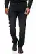 JEEL Herren-Jeans - Regular Fit Straight Cut - Stretch - Jeans-Hose Basic Washed 06-schwarz 32W / 32L