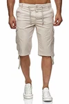Reslad Leinen Cargo Shorts Männer Strandhose RS-3001 Beige Reslad Leinen Cargo Shorts Männer Strandhose RS-3001 Beige