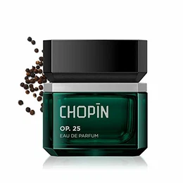 Eau De Parfum Herren - Herrendüfte Parfüm Herren - Chopin Op. 25 - Dynamischer Herrenduft Mit Zeitlosem Schwarzem Pfeffer, Zedernholz, Jasmin, Holziger Duft - Männer Parfüm Herren Parfüm - 50 ml